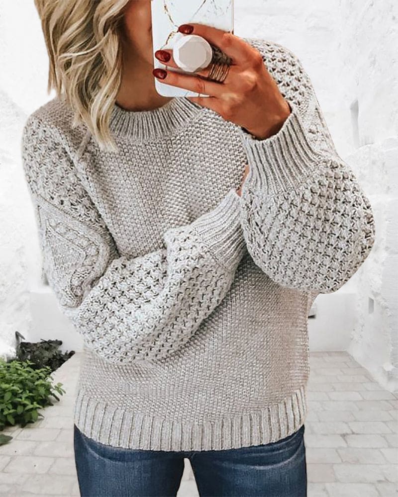 Classic Crew Neck Sweater Evelyn