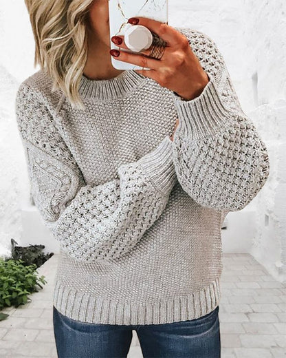 Classic Crew Neck Sweater Evelyn