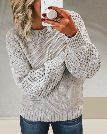 Classic Crew Neck Sweater Evelyn