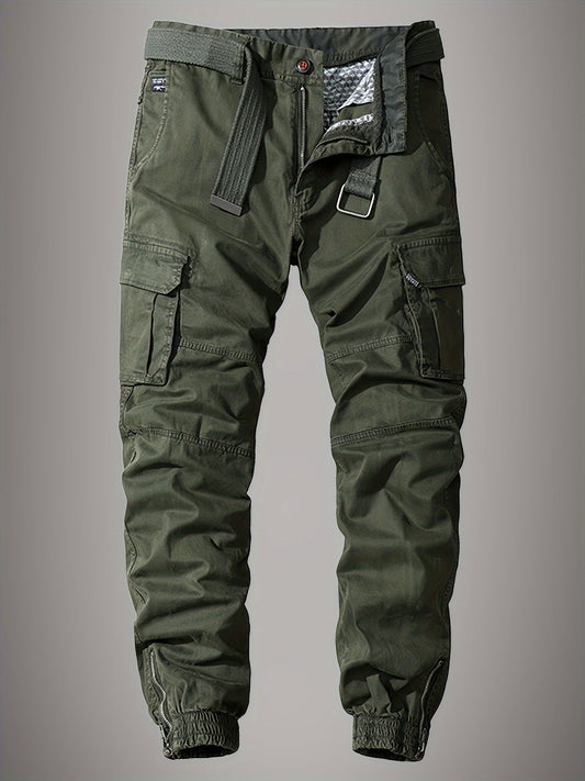 Comfortable Mens Jogger Pants - Multiple Pocket Design - OutfitLondon