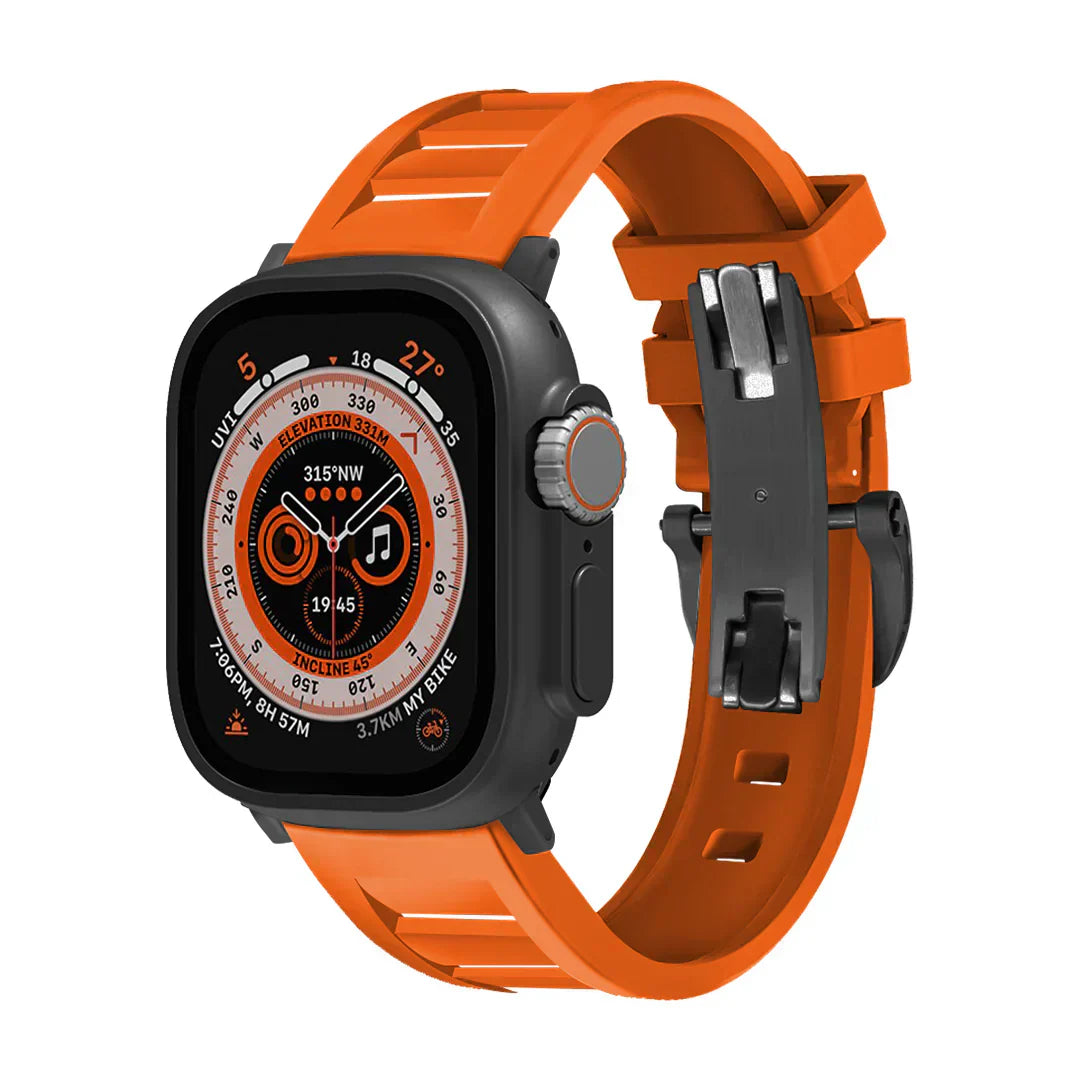 Vibrant Floral Buckle Apple Watch Band