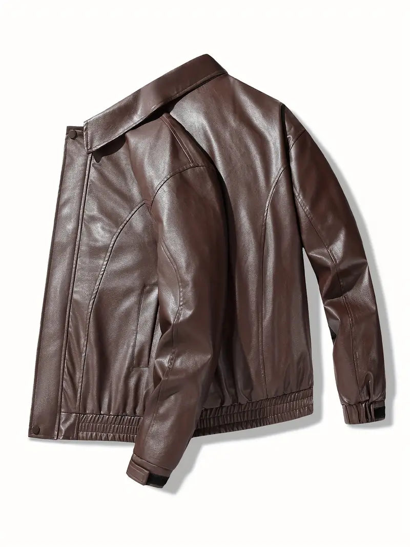 Premium Brown Leather Jacket