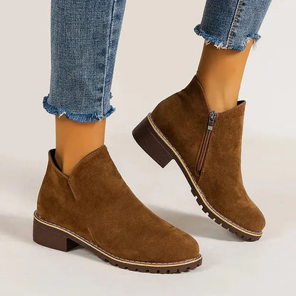 Orthopedic Women Arch Support Warm Suede Ankle Boots