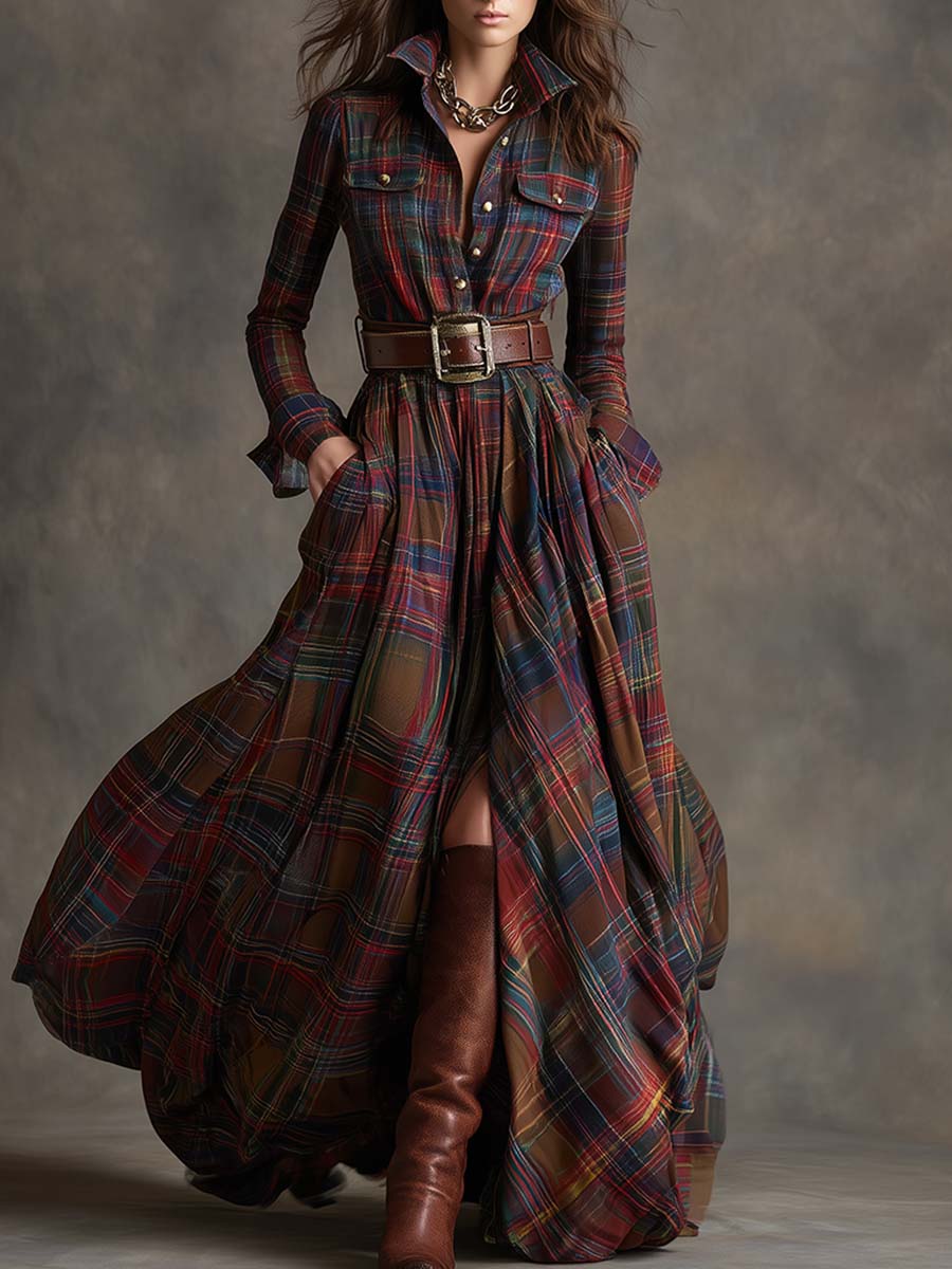 Classic Feminine Shirt Dress