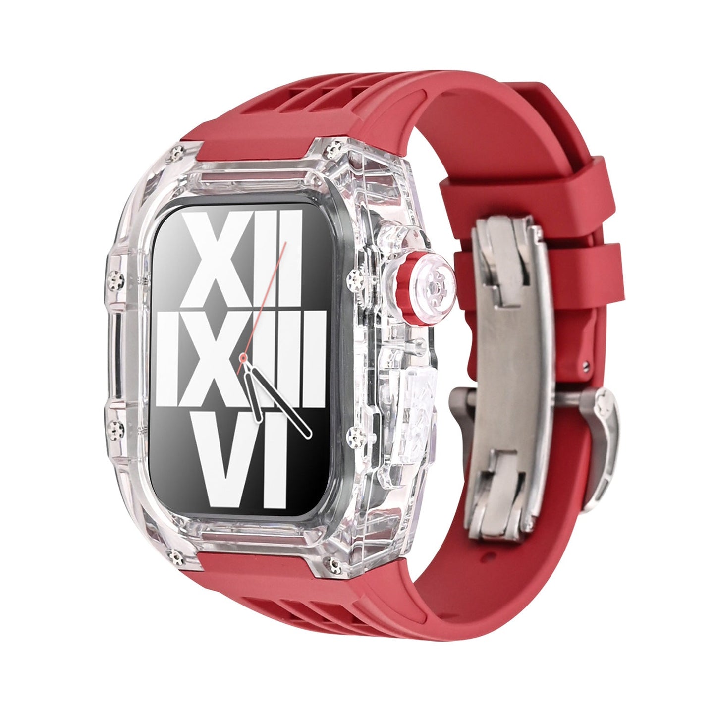 Transparent Cover and Comfortable Strap Kit for Apple Watch