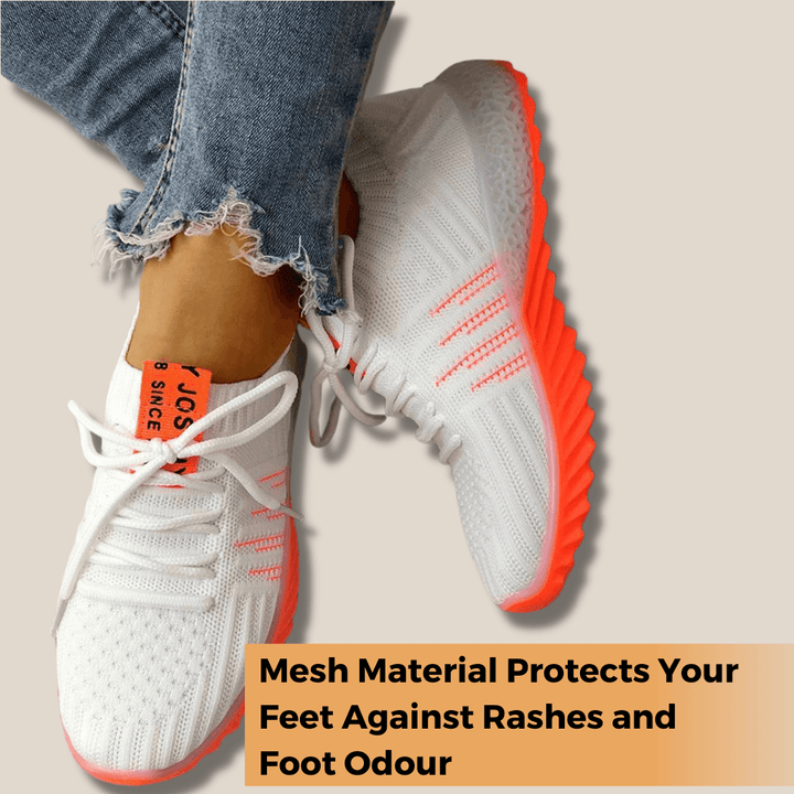 Colorblock Knitted Sneakers For Women