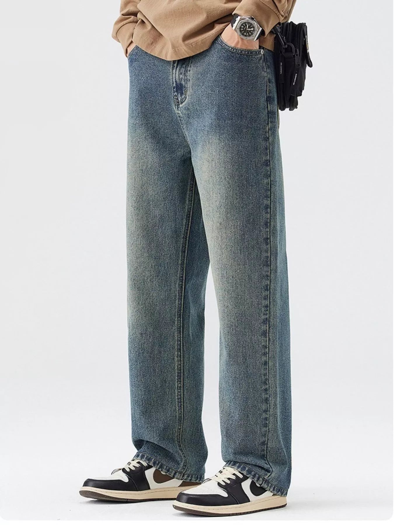 Comfortable Loose Fit Mens Jeans