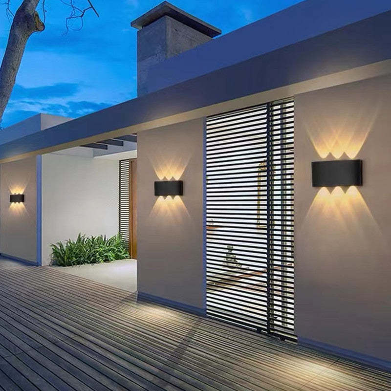 Contemporary Slim 2-Light LED Wall Fixture