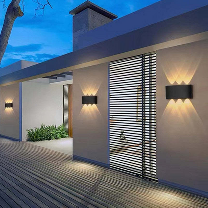 Contemporary Slim 2-Light LED Wall Fixture