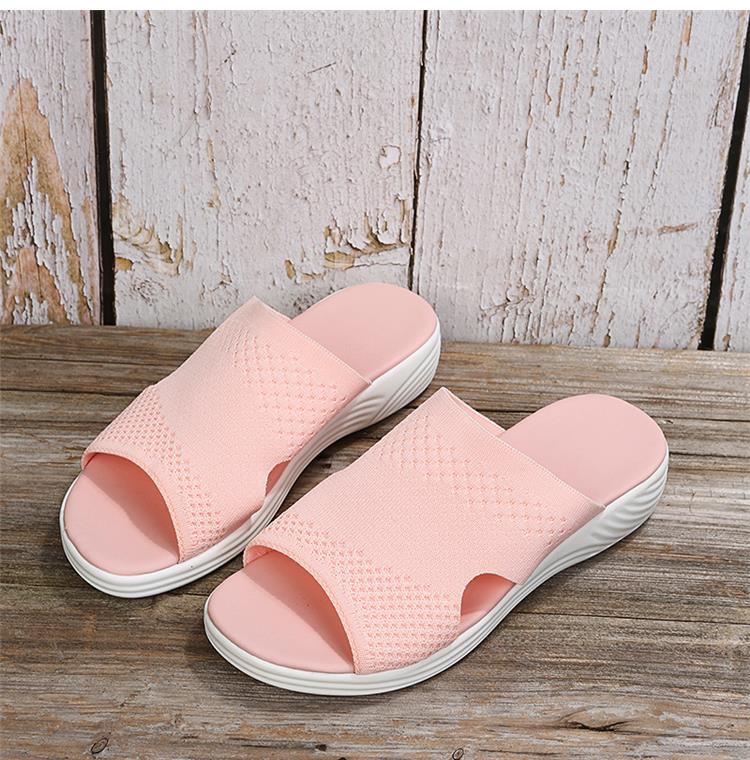 Easy Step Wedge Platform Sandals for Wide Feet