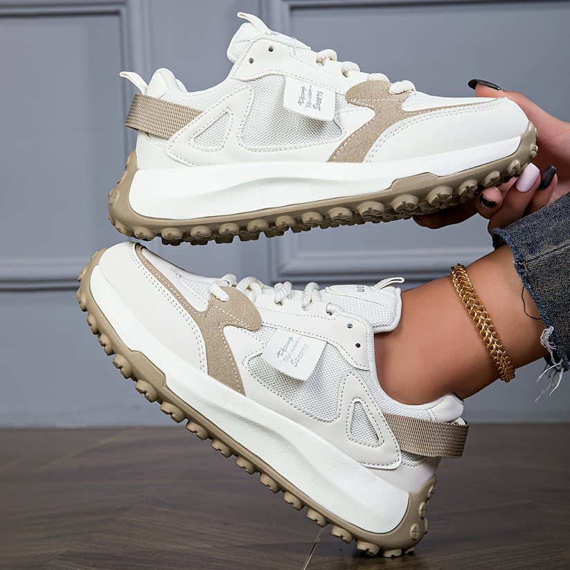 Ergonomic Lace-up Shoes for Women with Soft Sole
