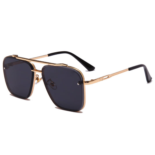 Men's Classic Metal Frame Pilot Sunglasses