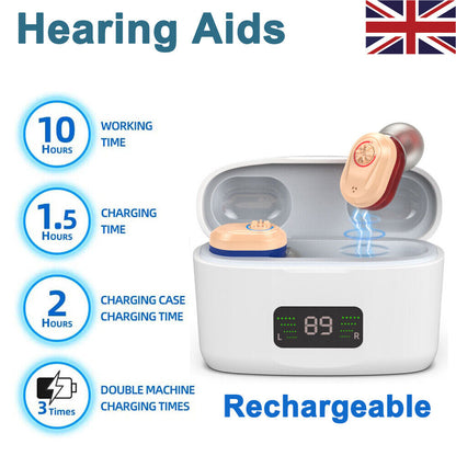 Rechargeable Digital Invisible Hearing Aids