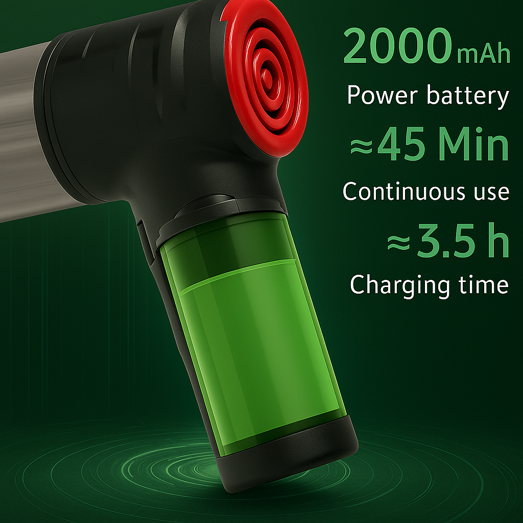 Most Powerful Cordless Car Vacuum Cleaner – 95000Pa Suction & Brushless Motor
