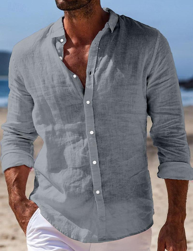 Men's Shirt Linen Shirt