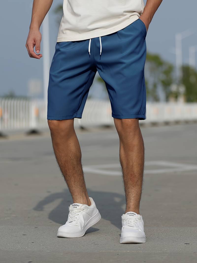 Casual Graphic Elastic Waist Shorts
