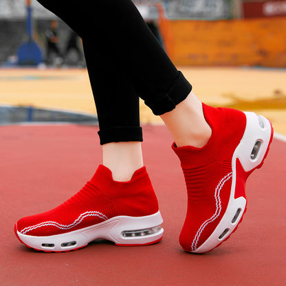 Women's Slip On Breathable Air Cushion Running Shoes