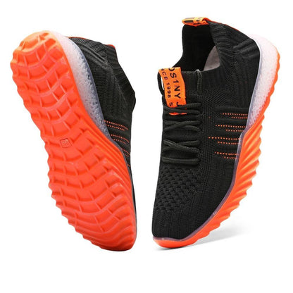 Colorblock Knitted Sneakers For Women