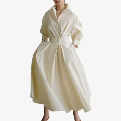 Casual Summer Cotton Dress for Women - OutfitLondon