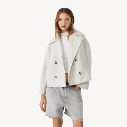 Short Wool Coat for Ladies