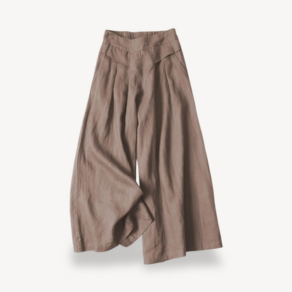 Loose Fit Linen Women's Pants