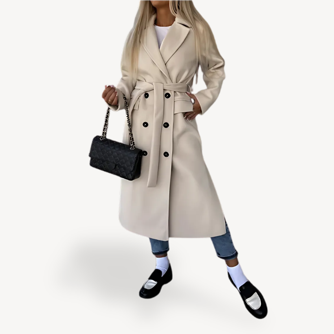 Ladies Classic Waterproof Trench Coat - OutfitLondon