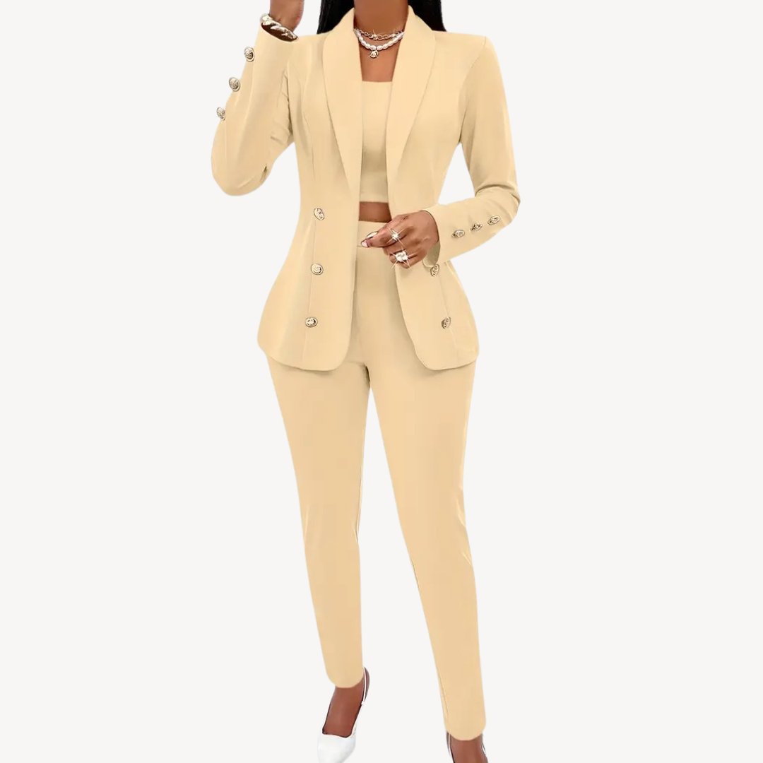 Classic Fit Blazer and Trousers Suit