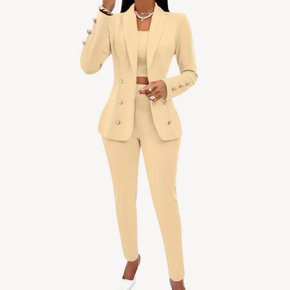 Classic Fit Blazer and Trousers Suit