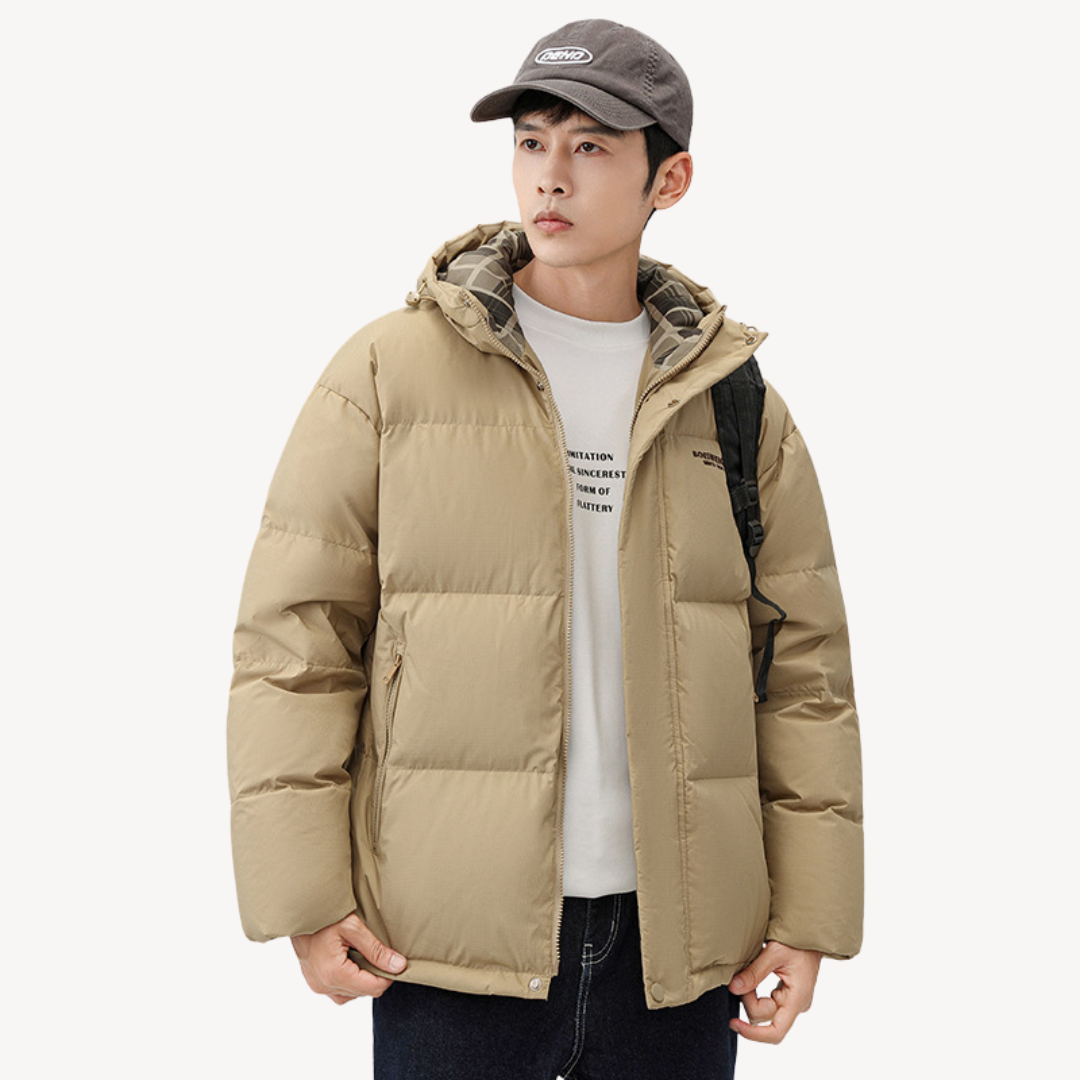 Warm Waterproof Men's Padded Coat - OutfitLondon