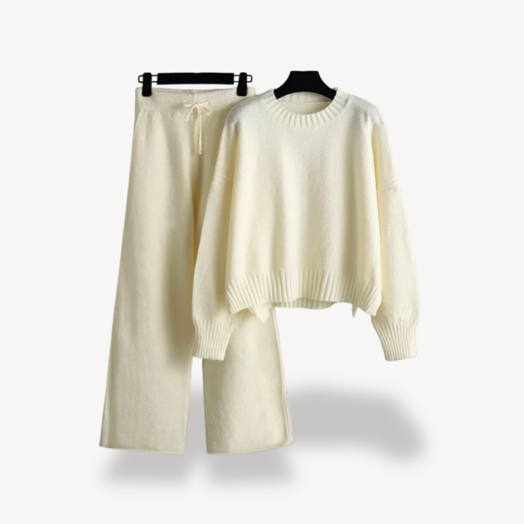 Ladies Cozy Jumper and Trousers Set