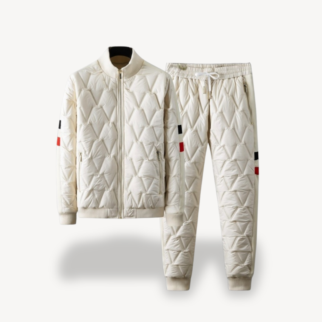 Warm Insulated Mens Jacket Pant Set