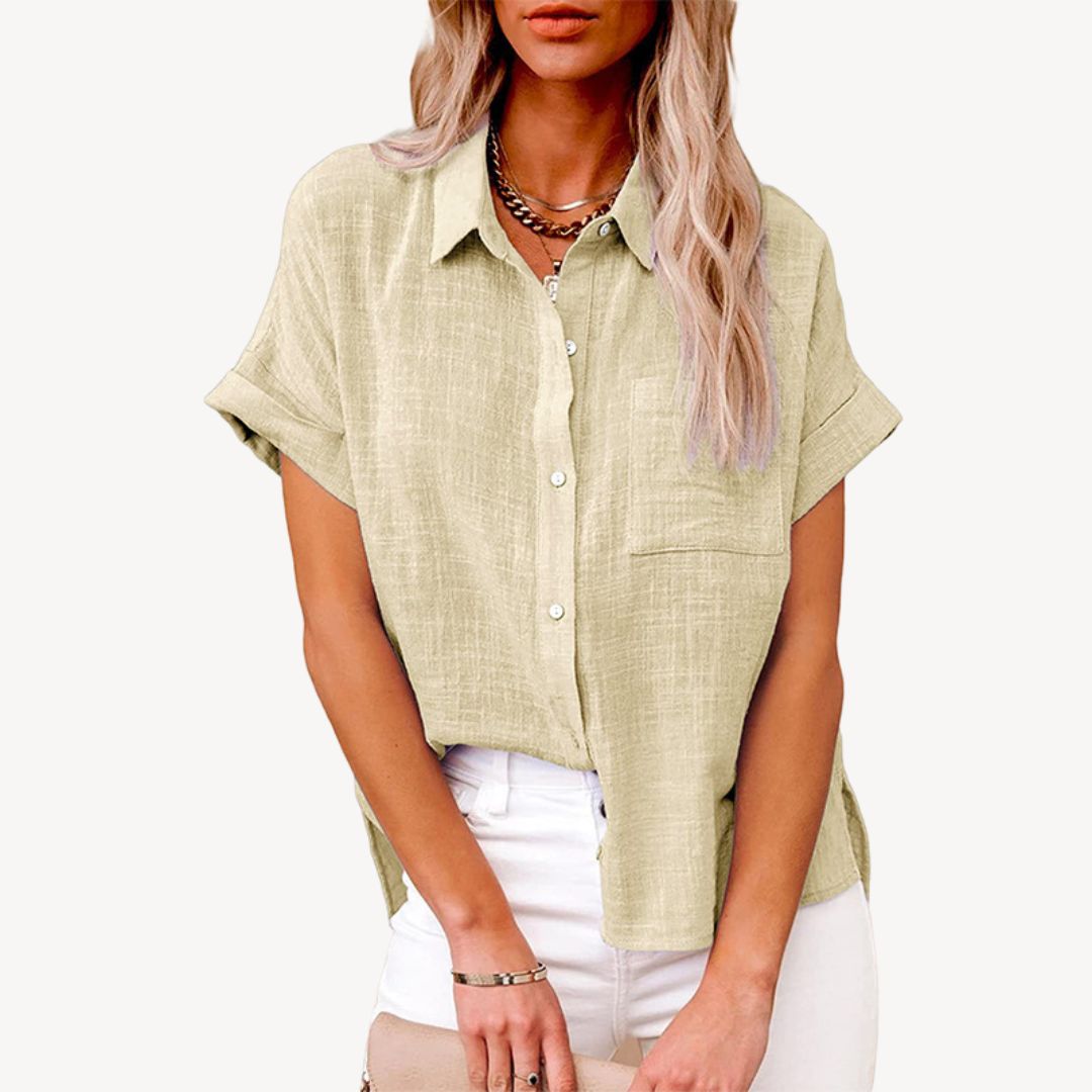 Casual Summer Linen Top