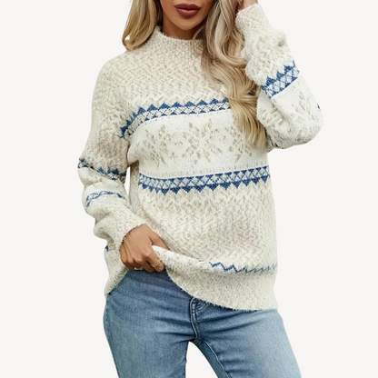 Classic Cable Knit Women's Sweater - OutfitLondon