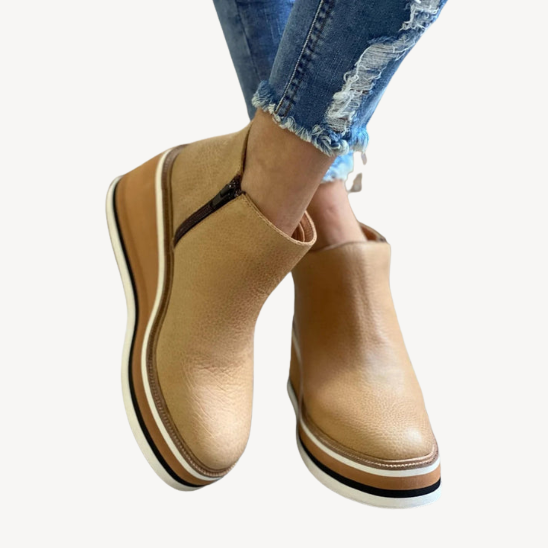 Comfortable Slip On Ankle Boots for Women - OutfitLondon