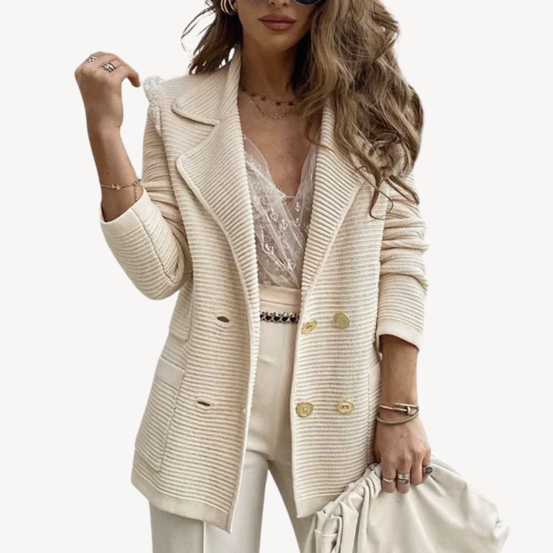 Ladies' Textured Fit Blazer Coat
