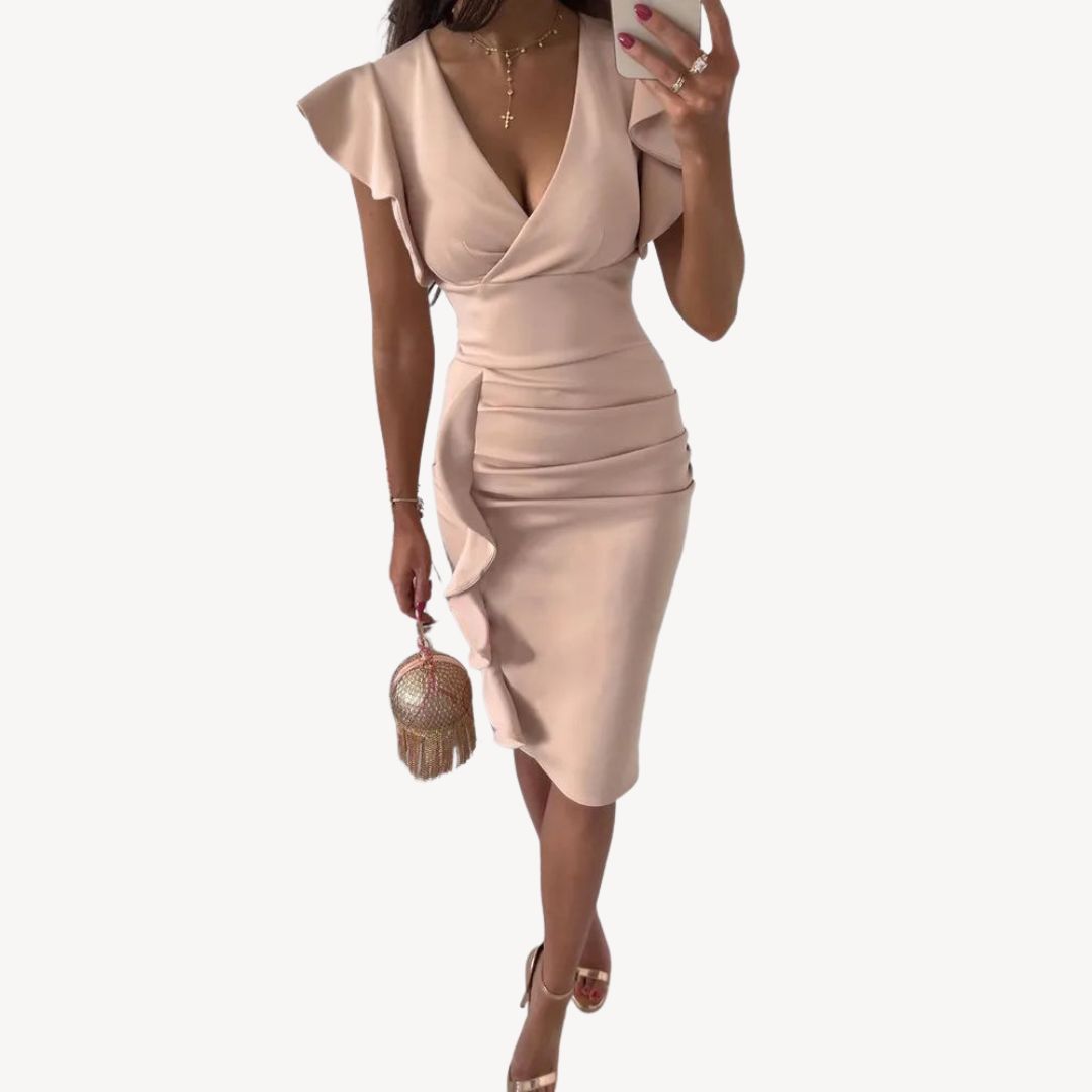 Women's Fit Flare Bodycon Party Dress