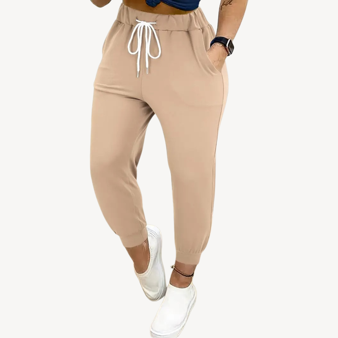 Comfortable Women's Stretch Joggers Pants - OutfitLondon