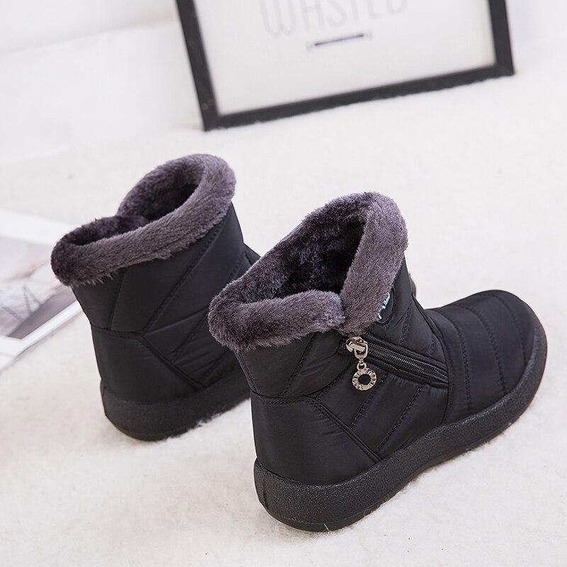 Warm Waterproof Ankle Boots for Women