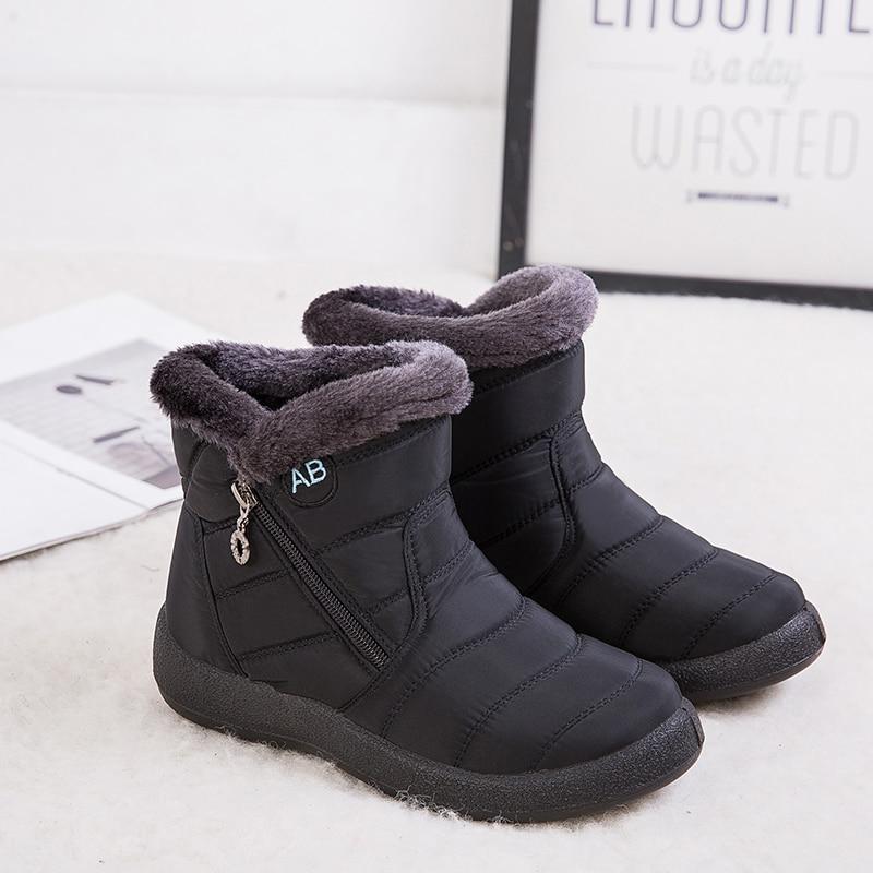 Warm Waterproof Ankle Boots for Women