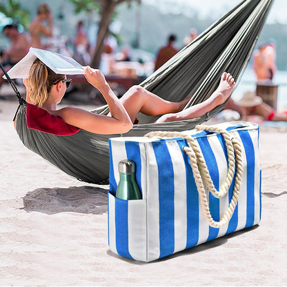 Large Water Resistant Beach Bag