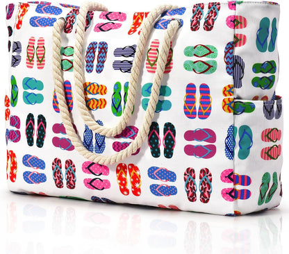 Large Water Resistant Beach Bag