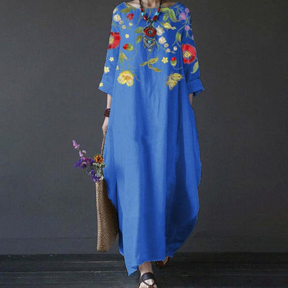 Elegant Women's Floral Summer Dress