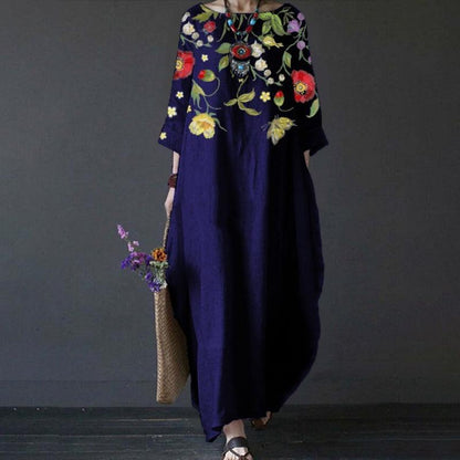 Elegant Women's Floral Summer Dress