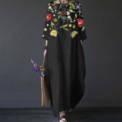 Elegant Women's Floral Summer Dress
