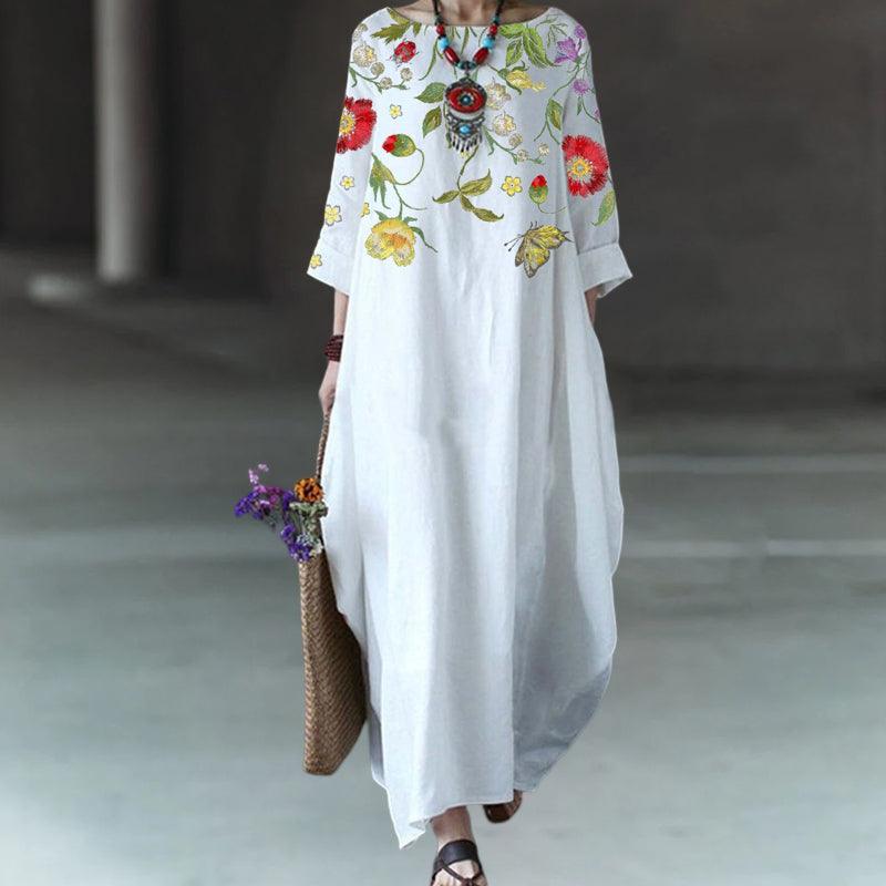 Elegant Women's Floral Summer Dress