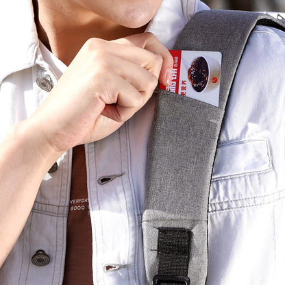 Secure Laptop Backpack with Hidden Zipper and USB Port