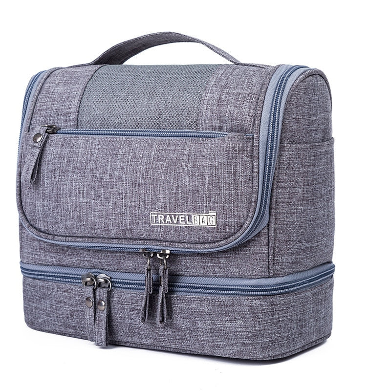 Spacious Travel Toiletry Bag with Multiple Pockets - OutfitLondon