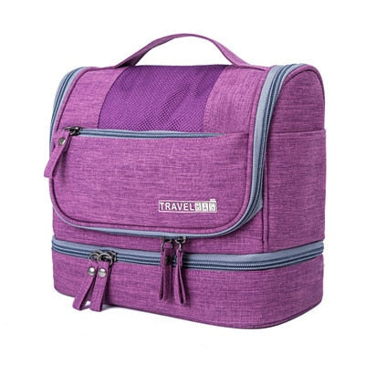 Spacious Travel Toiletry Bag with Multiple Pockets
