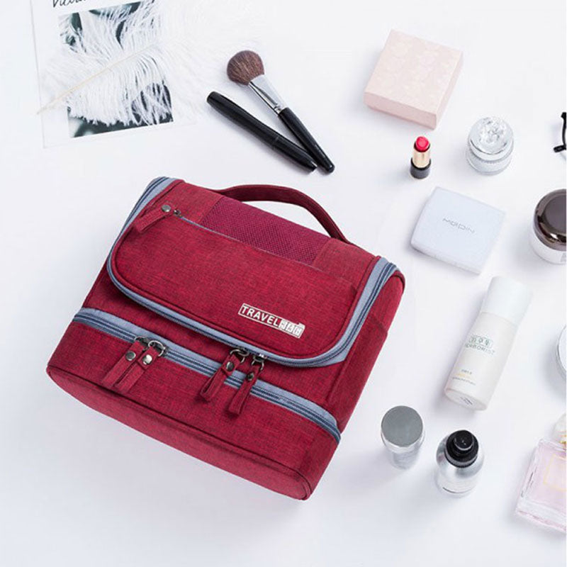 Spacious Travel Toiletry Bag with Multiple Pockets