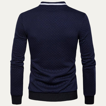 Stylish Quilted Mens Bomber Coat